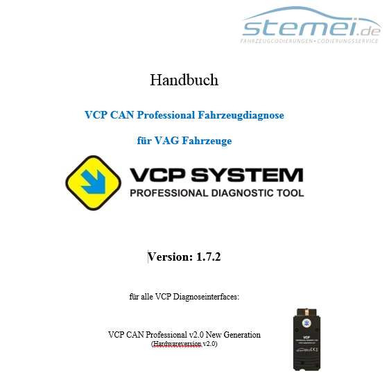 stemei.de VCP Handbuch auf Deutsch