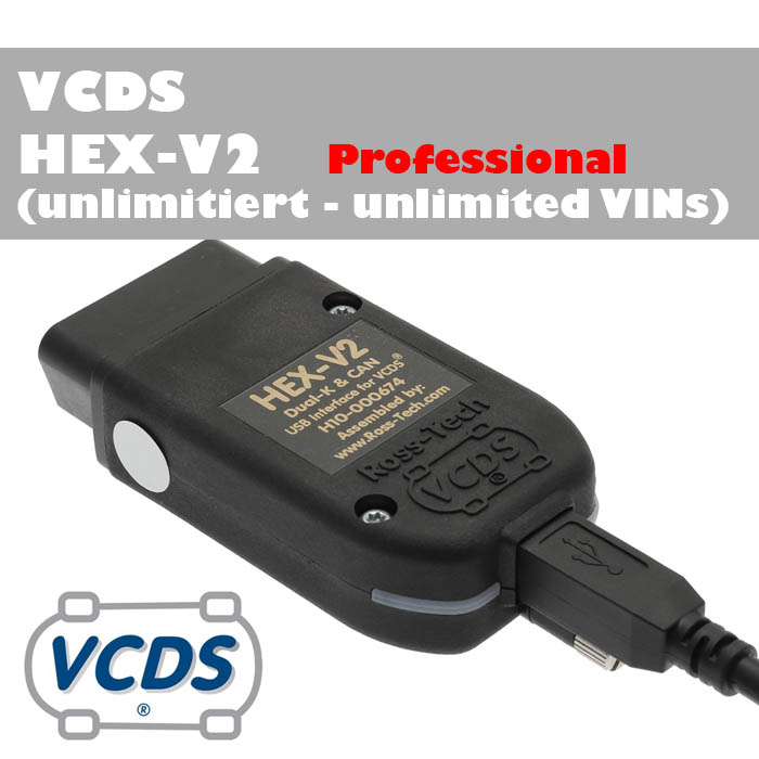 VCDS Profi-Interface HEX-V2 unlimitiert [Version 2]