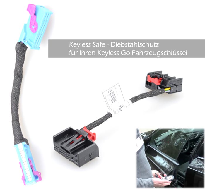 Keyless Safe Diebstahlschutz - Adapter zur Deaktivierung der Türsensorik  bei Keyless Go-keyless.safe
